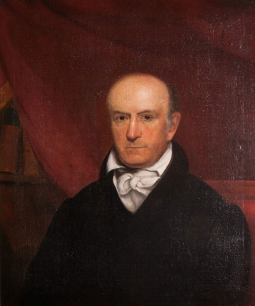Oil painting of Thomas Cooper, by James DeVeaux, 1832.