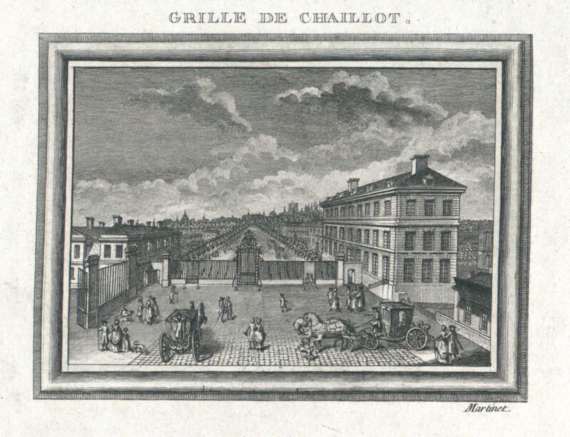 The street and home of Thomas Jefferson in Paris
