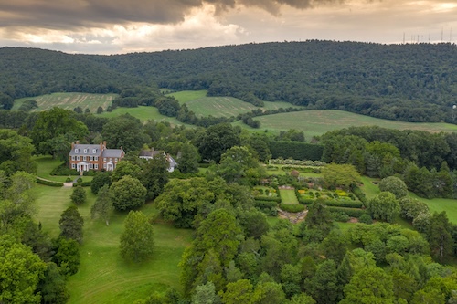 aerial view of Morven Farm